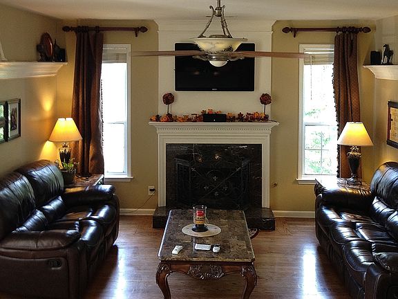 Warm, welcoming family room