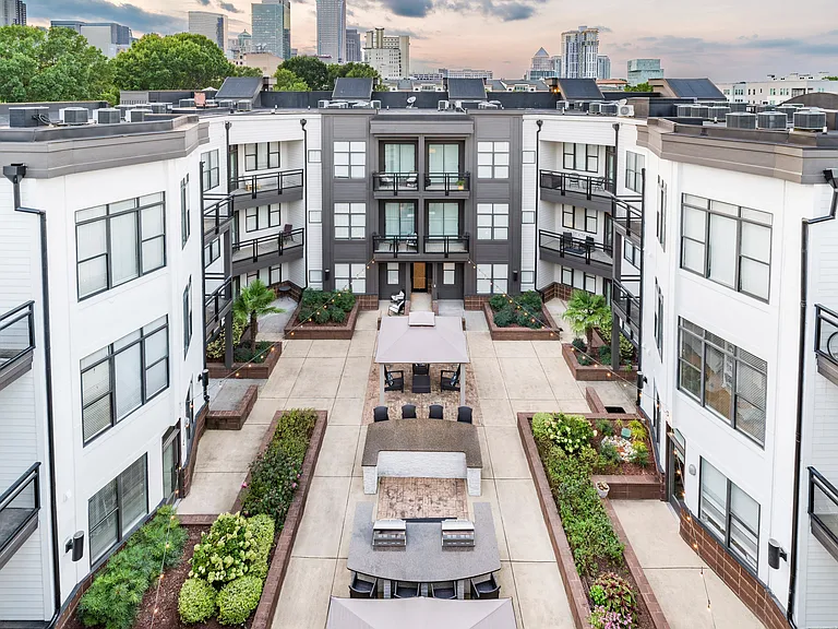 Newly redesigned outdoor courtyard.