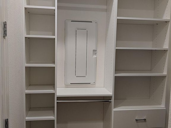 Master walk-in closet