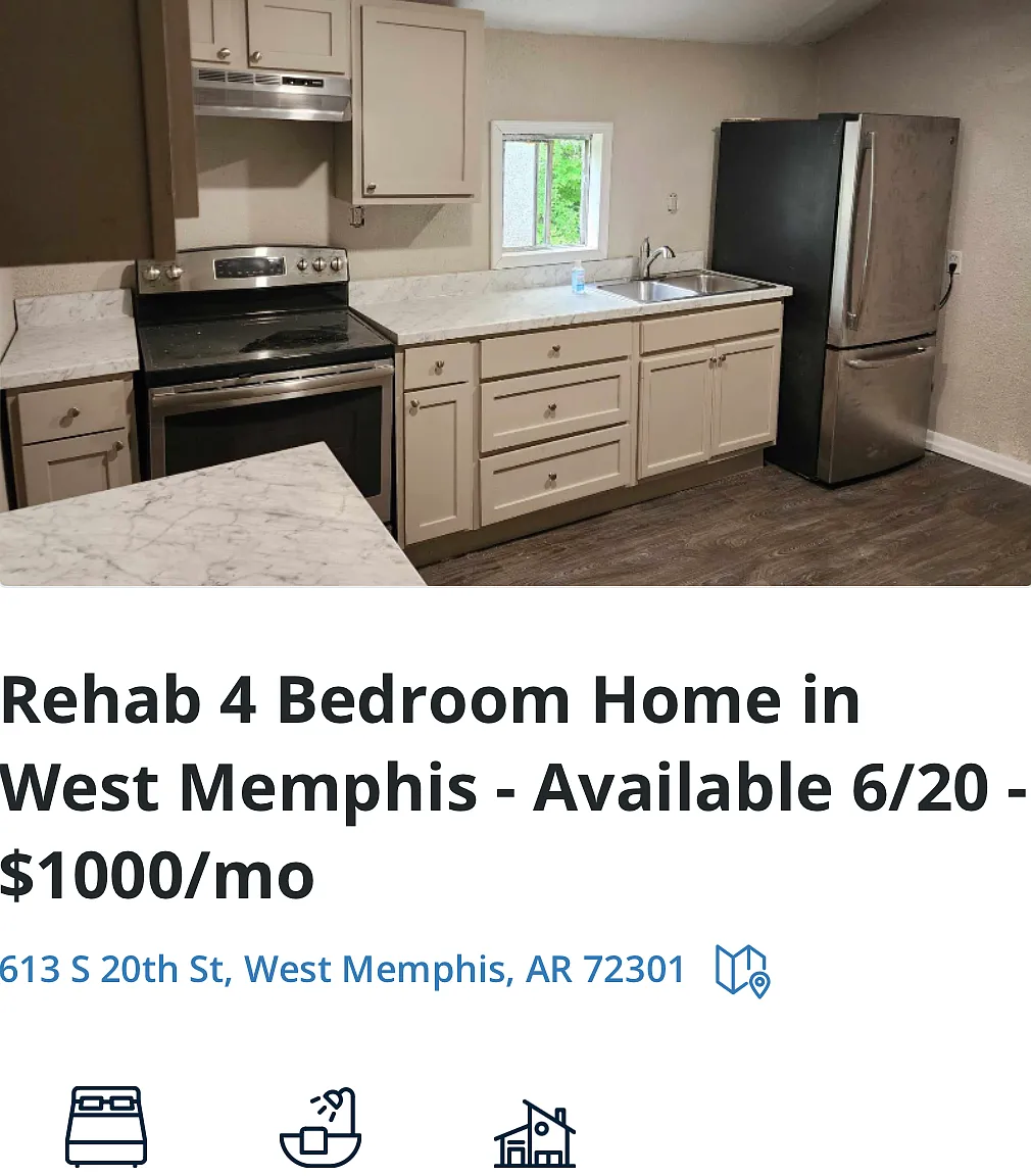 3 bed, 1000 sqft, $950 — Photo 2