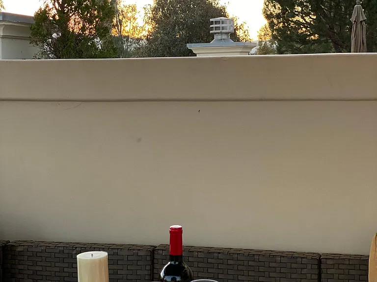 Dinner on the patio