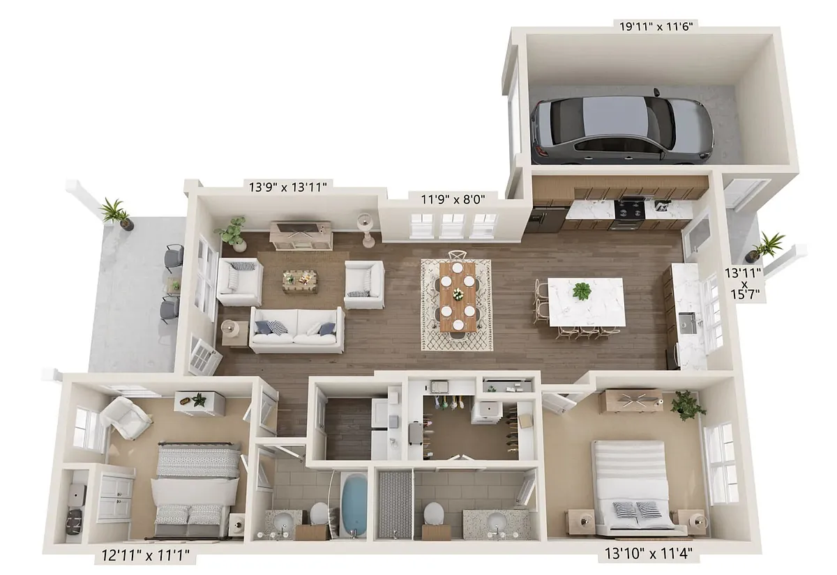 Floor plan Olive