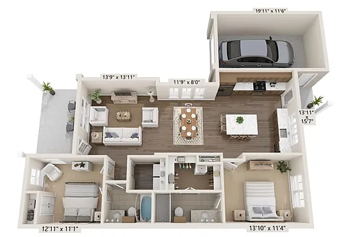 Floor plan Olive