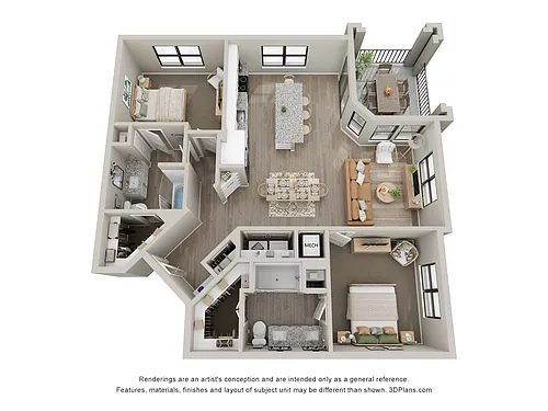 Floor plan B3