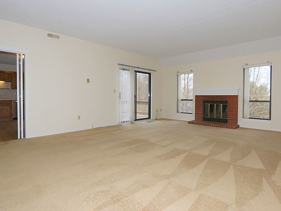 Spacious formal living room and dining area