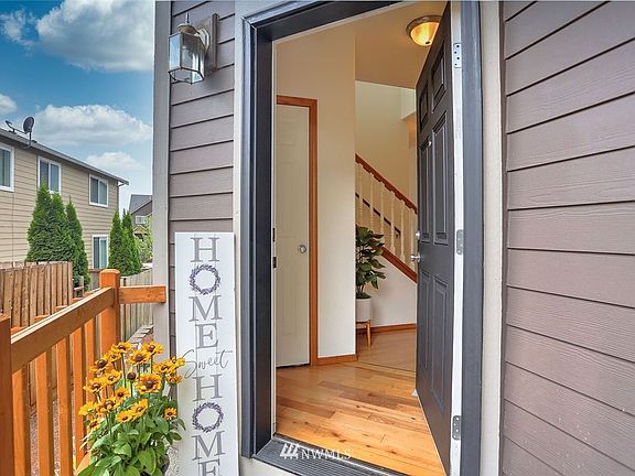 Entryway leads you to the essential coat closet.