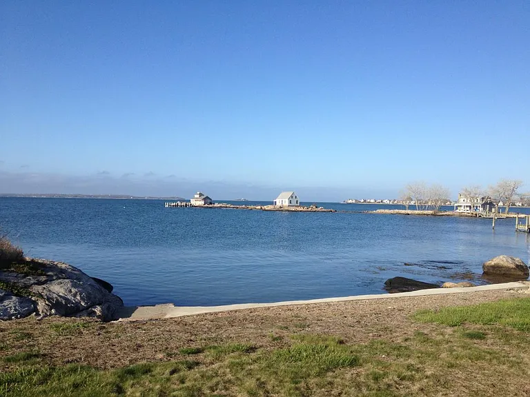 Winter view of Mouse Island