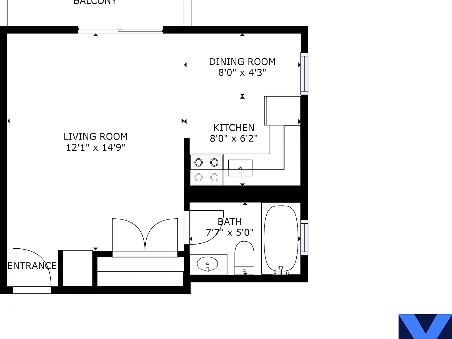 Studio, $1,075 — Photo 4