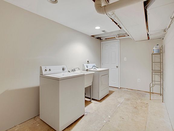 Basement Washer and Dryer
