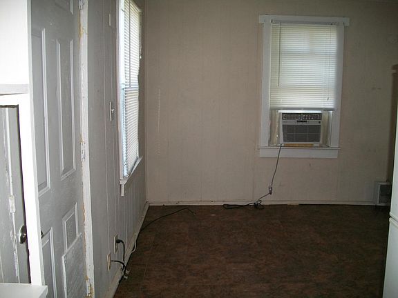 Living area with tile floor