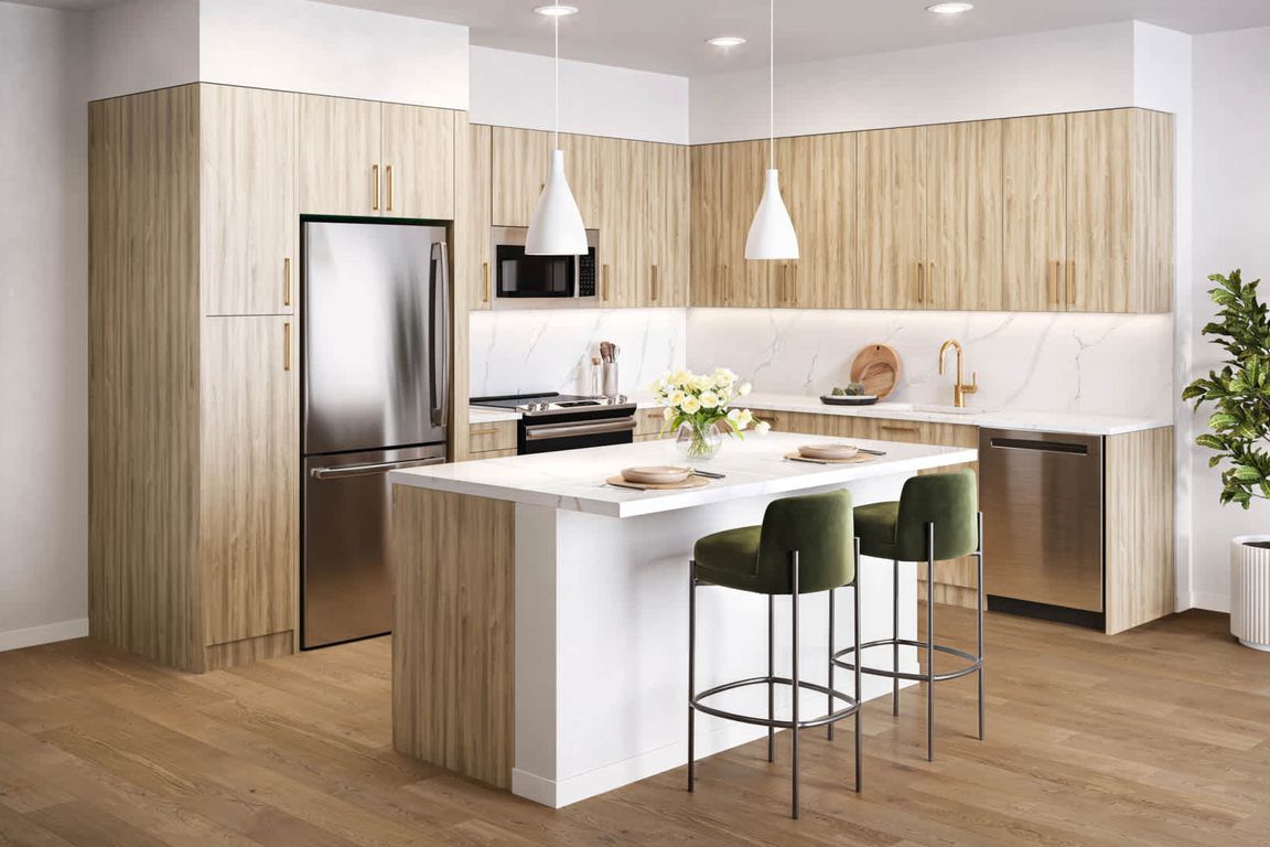 Kitchen with Stainless Steel Appliances