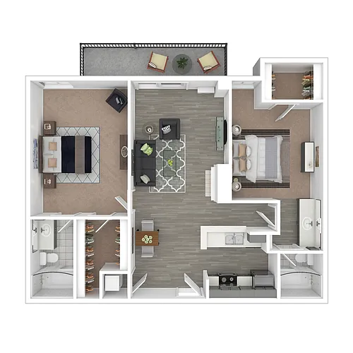 Floor plan 2X2