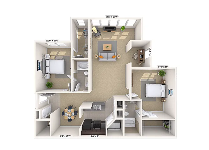 Floor plan The Monarch II