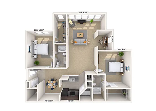 Floor plan The Monarch II