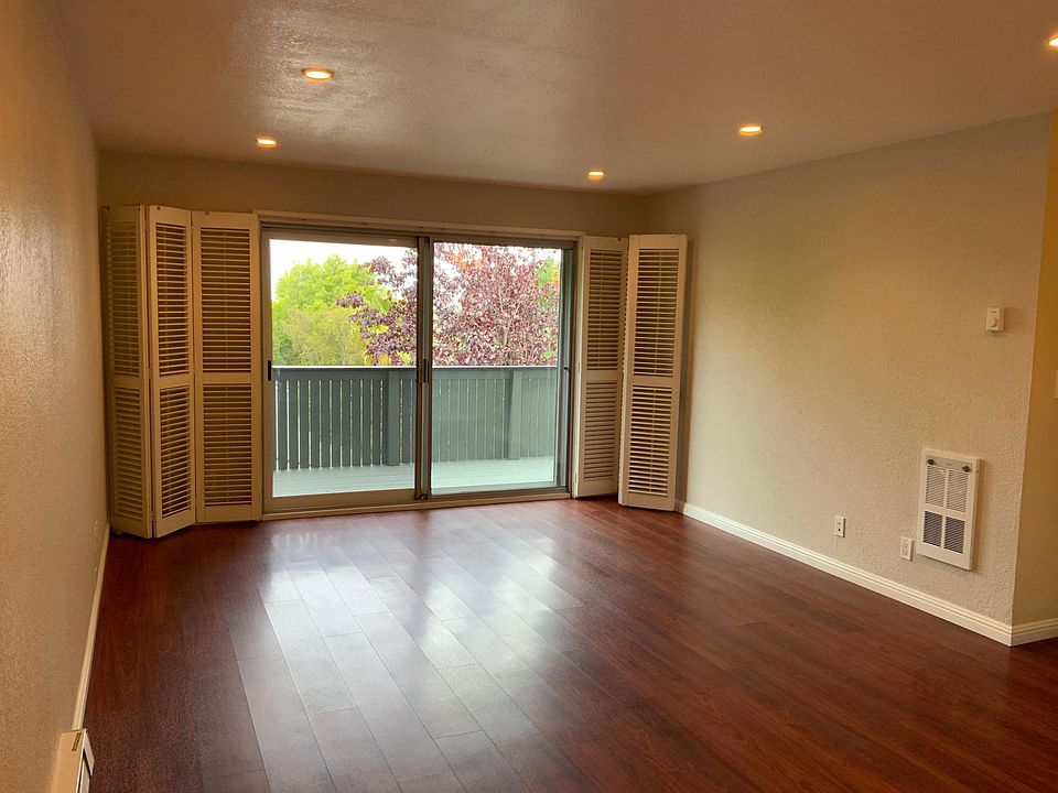 Living room with upgraded flooring