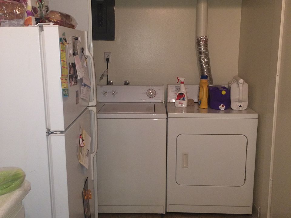 washer and drier within unit