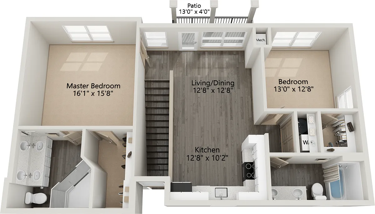 Floor plan B4 + Garage