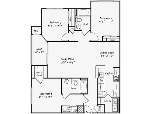 Floor plan CF1-2