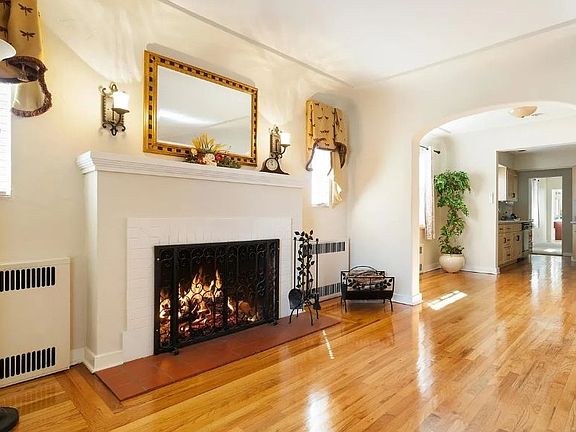 Beautiful recently restored hardwood floors