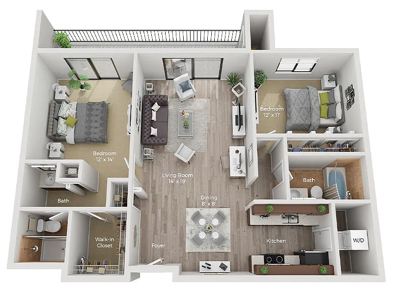 Floor plan B2