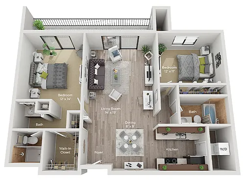Floor plan B2