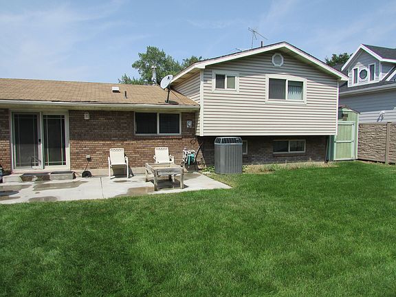 Back view and storage shed