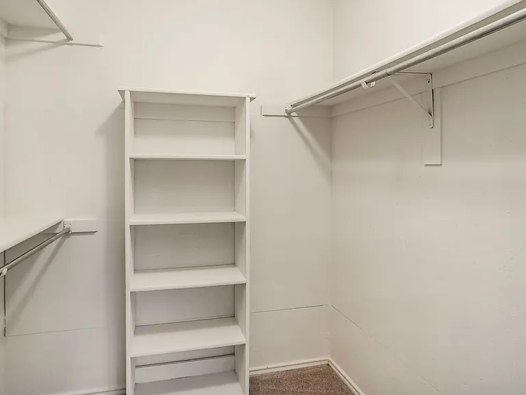 Spacious, walk-in closet
