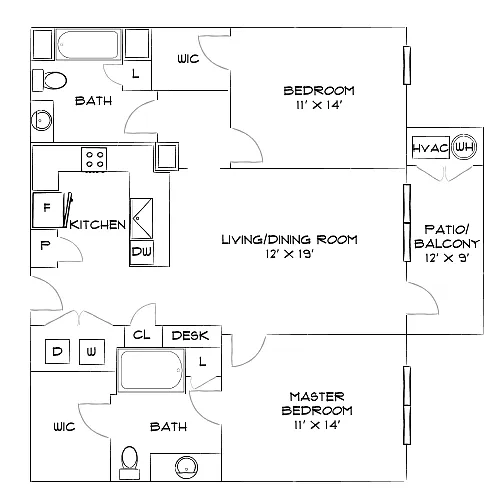 Floor plan Design 2C