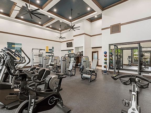 Fully-equipped fitness center with highly specialized Technogym cardio machines