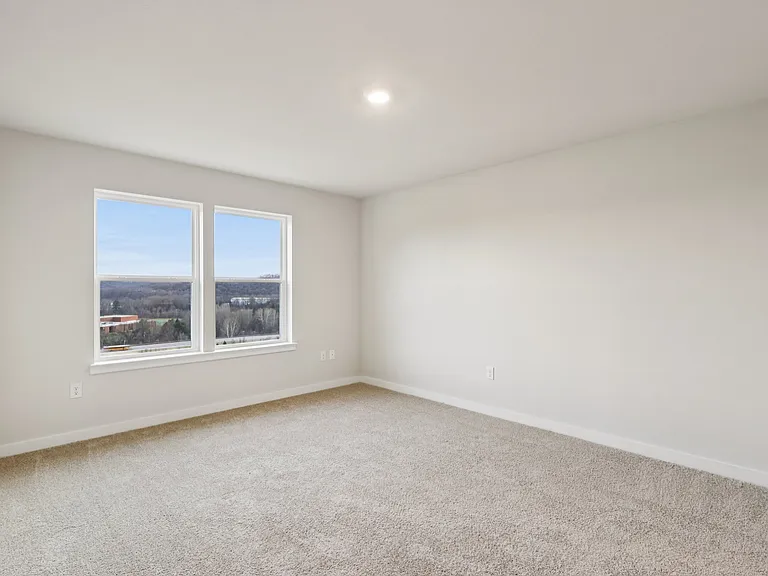 Master Bedroom - With Dual windows, ensuite bathroom and LED lighting wired for ceiling fan