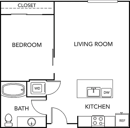 Floor plan Anderson A2