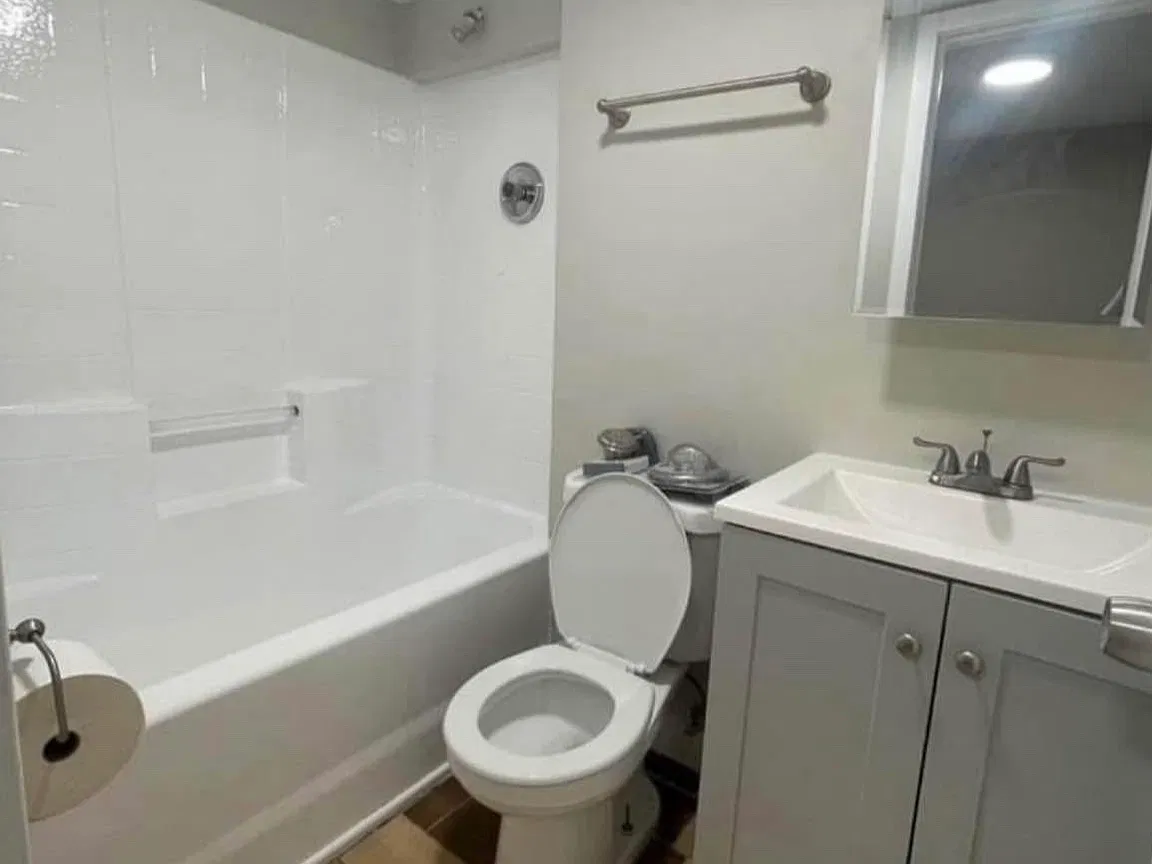 Apartment bathroom — apartment 2 at 2341 West Yuma Apartments.