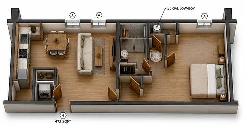 Floor plan St. John