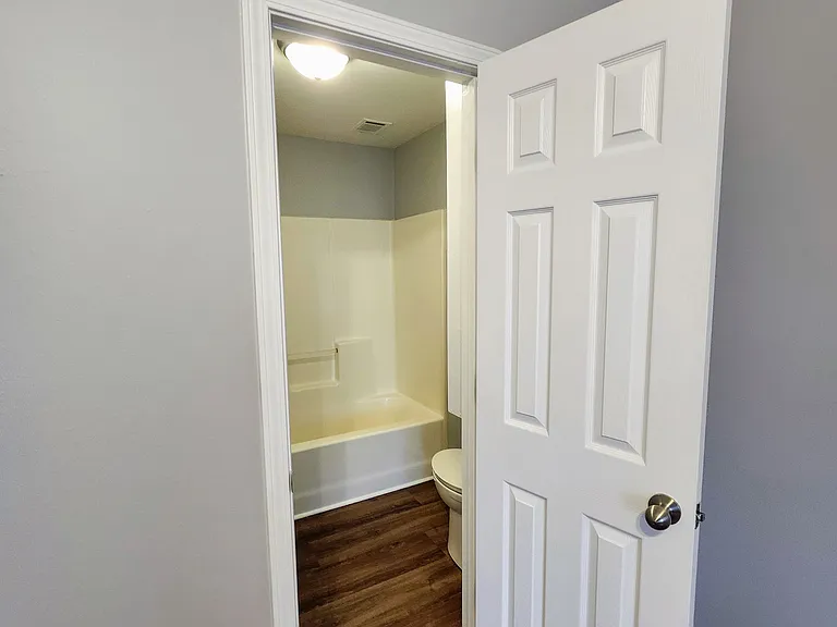 Bathroom access from bedroom one