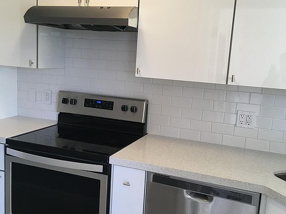 Remodeled kitchen, new appliances, cabinets, countertop, backsplash, sink