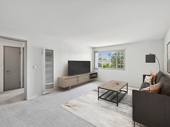 Living room with carpet
