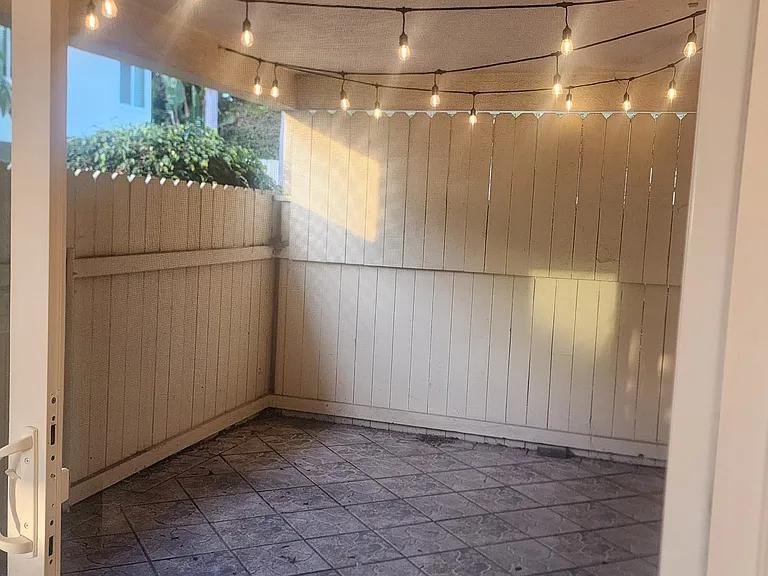 Perfect Patio with Bistro Lights