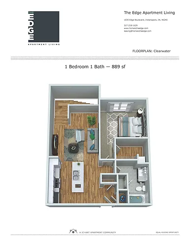 Floor plan Clearwater 1.1