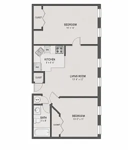 Floor plan 2X1I