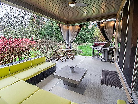 Beautiful covered patio.