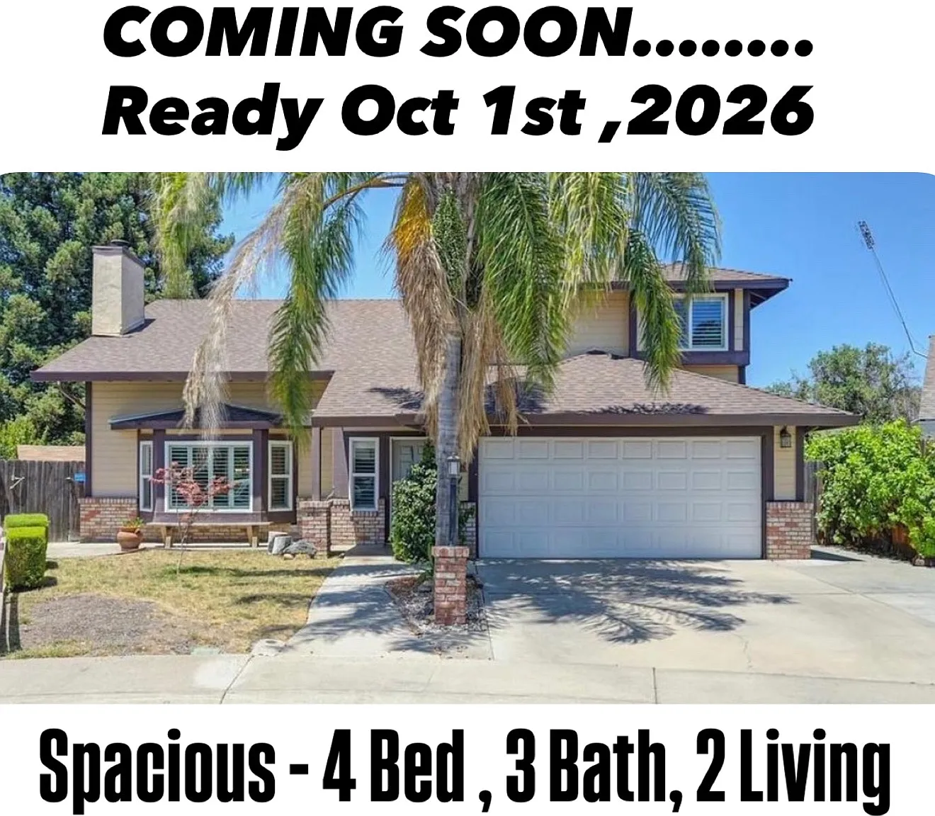 4 bed, 2150 sqft, $3,500 — Photo 1