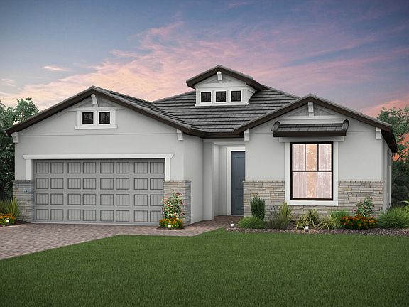 Exterior C2B with stone detail