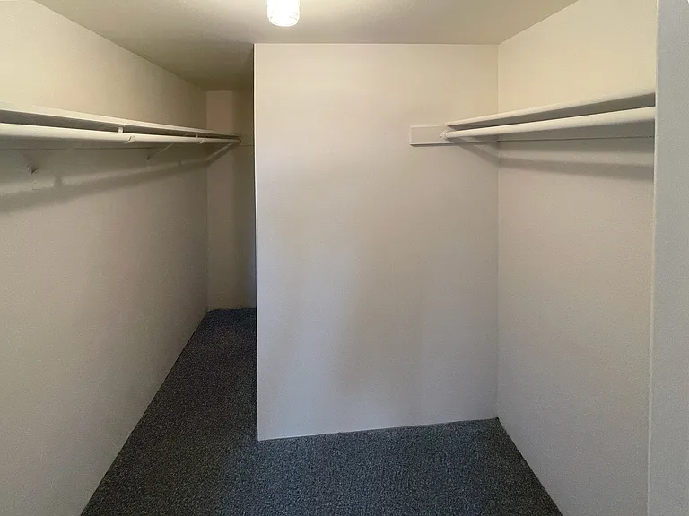 Spacious, walk-in closets