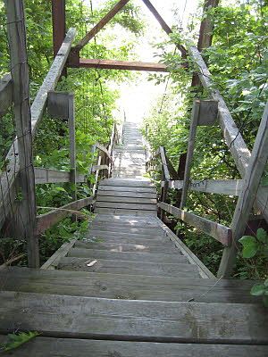 Stairs to the beach