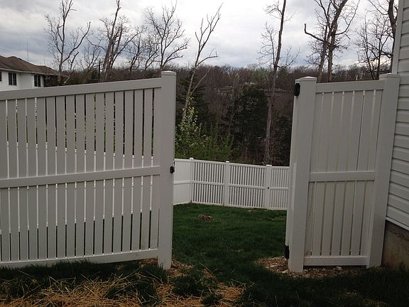 Gate to back yard