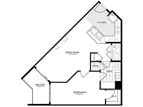 Floor plan A1D