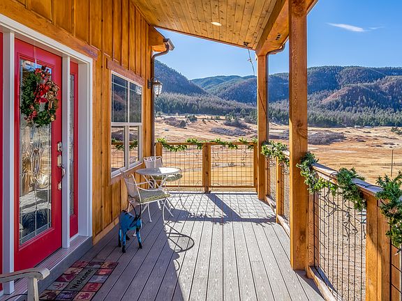 Deck Entry with Mtn Views