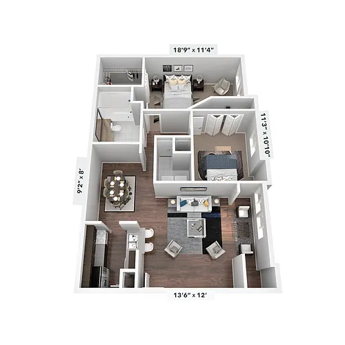Floor plan Collins