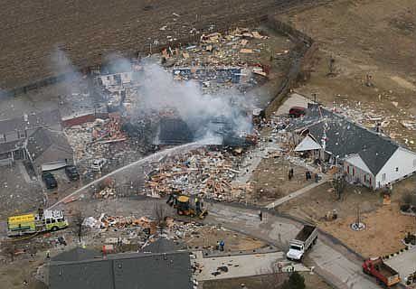 This house just blew up