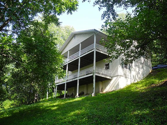 Summer hillside view
